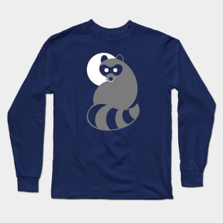 Trash Panda at Night, Trash Panda at Night (black background) Long Sleeve T-Shirt